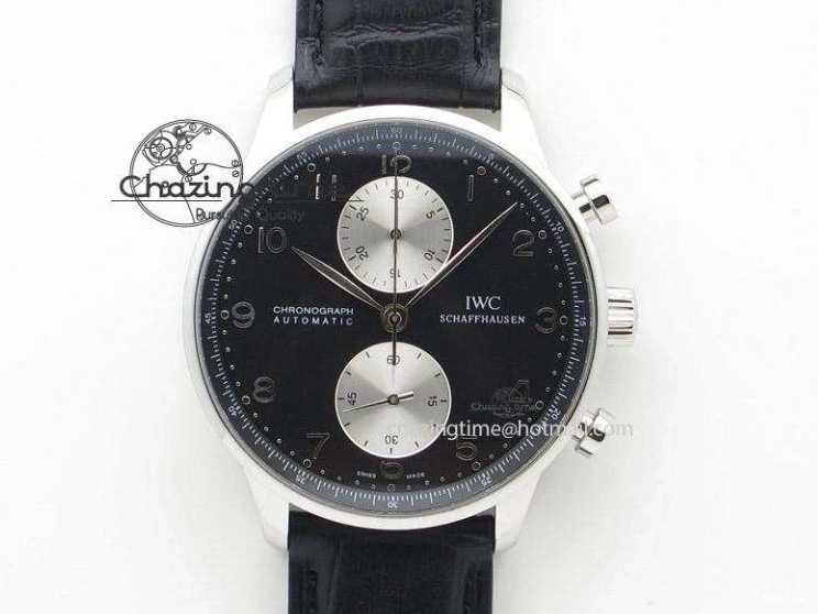 MIROTIME 0301 Portuguese Real PR IW500112 ZF 1:1 Laureus Edition On Black Leather Strap A Flexible 7369